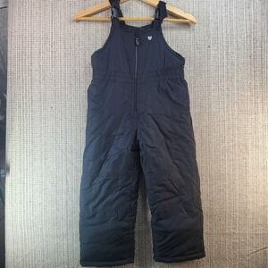 Carter's Snow Pants Girls Small 4 Black Insulated‎ Bib Adjustable Straps Ski